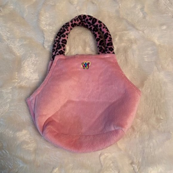 2/$30 Webkinz  Plush Pet Carrier Pink Leopard print Bag Purse - Picture 2 of 8
